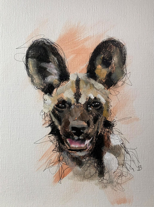 Julie Brunn - Painted Dog 3 Special Limited edition Print