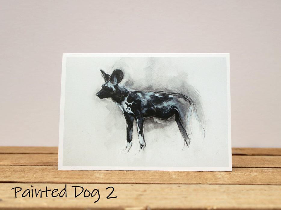 Heather Irvine - A6 Painted Dog Greetings cards set 2 - different designs to choose from!