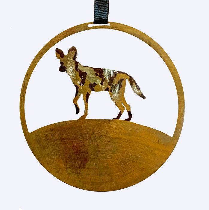 David Mayne - Painted Dog Hanging Decorations